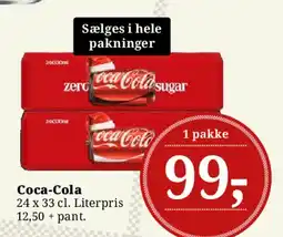 Dagli'Brugsen Coca-Cola (24 x 33 cl) tilbud