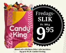 Dagli'Brugsen Fredags-SLIK (Candy King) tilbud