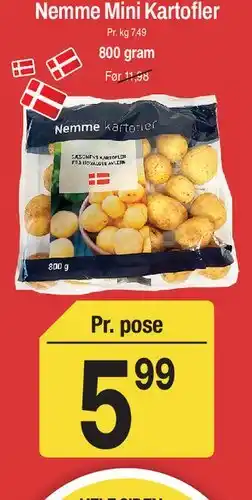 ABC Lavpris Nemme Mini Kartofler tilbud
