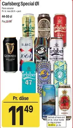 ABC Lavpris Carlsberg Special Øl tilbud