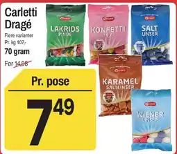 ABC Lavpris Carletti Dragé tilbud