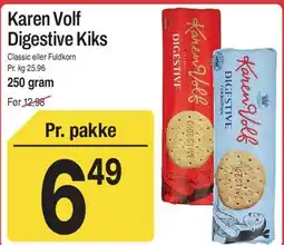 ABC Lavpris Karen Volf Digestive Kiks tilbud
