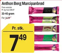 ABC Lavpris Anthon Berg Marcipanbrød tilbud