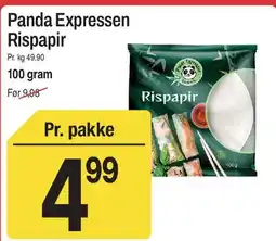 ABC Lavpris Panda Expressen Rispapir tilbud