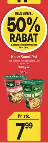 ABC Lavpris Knorr Snack Pot tilbud