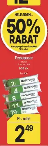 ABC Lavpris Fryseposer tilbud