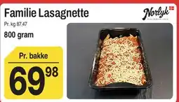 ABC Lavpris Familie Lasagnette tilbud