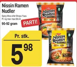 ABC Lavpris Nissin Ramen Nudler tilbud