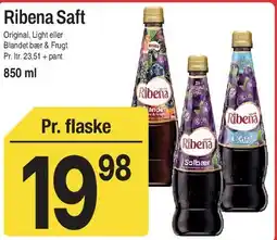 ABC Lavpris Ribena Saft tilbud