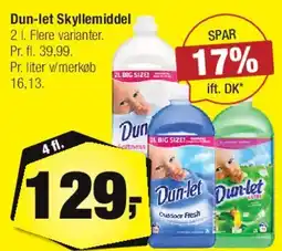 Calle Dun-let skyllemiddel (4 l) tilbud