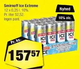 Calle Smirnoff Ice Extreme (12 x 0,25 l) tilbud