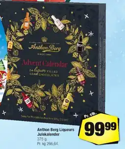 Calle Anthon Berg Liqueurs Julekalender tilbud