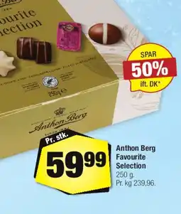 Calle Anthon Berg Favourite Selection tilbud