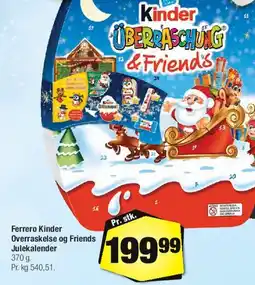 Calle Ferrero Kinder Overraskelse & Friends Julekalender tilbud