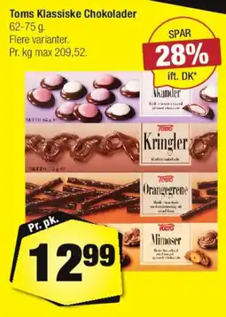 Calle Toms Klassiske Chokolader tilbud