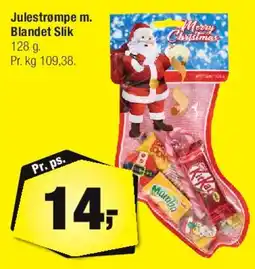 Calle Julestrømpe m. Blandet slik tilbud