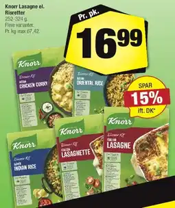 Calle Knorr Lasagne el. Retter tilbud