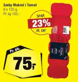 Calle Sæby Makrel i Tomat tilbud