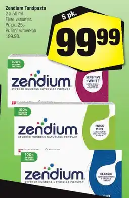 Calle Zendium Tandpasta (assorterede pakker) tilbud