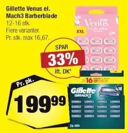 Calle Gillette Venus / Mach3 Barberblade tilbud