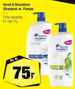Calle Head & Shoulders Shampoo m. pumpe tilbud