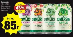 Calle Somersby 18 x 0,33 l tilbud
