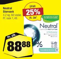 Calle Neutral Storvask tilbud