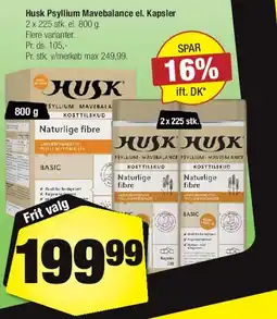 Calle Husk Psyllium Mavebalance tilbud