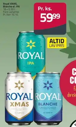 Fleggaard Royal XMAS / Royal Blanche / Royal IPA tilbud