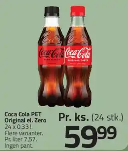 Fleggaard Coca Cola PET (Original / Zero) tilbud