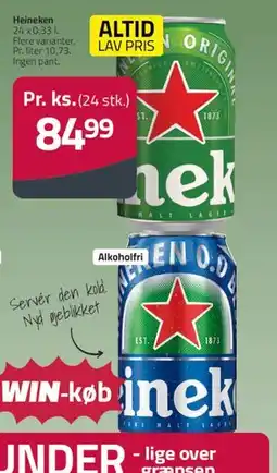 Fleggaard Heineken tilbud