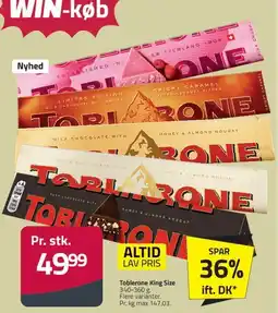 Fleggaard Toblerone King Size tilbud