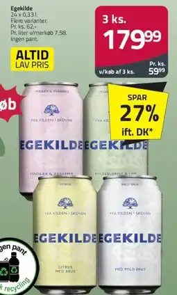 Fleggaard Egekilde (flasker / dåser) tilbud