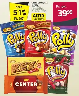 Fleggaard Cloetta Polly / KEX / Center tilbud