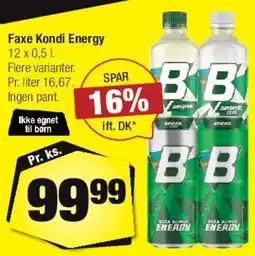 Calle Faxe Kondi Energy tilbud