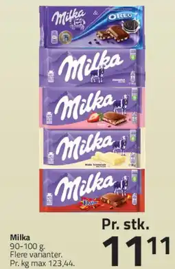 Fleggaard Milka (chocolate bars) tilbud