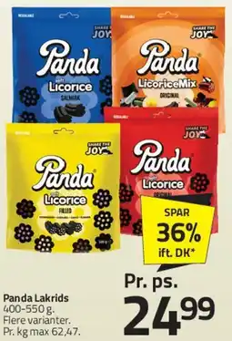 Fleggaard Panda Lakrids / Licorice tilbud