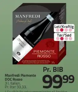 Fleggaard Manfredi Piemonte DOC Rosso tilbud
