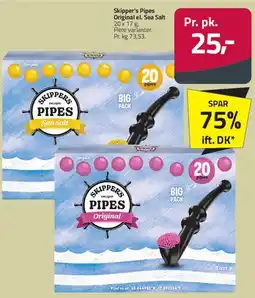 Fleggaard Skipper's Pipes (Original / Sea Salt) tilbud
