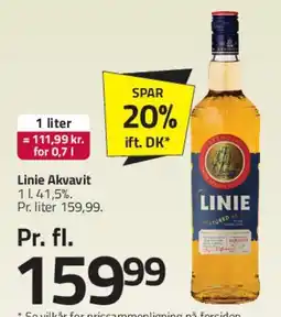 Fleggaard Linie Akvavit tilbud