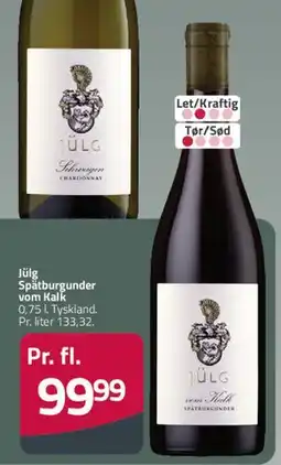 Fleggaard Jülg Spätburgunder vom Kalk tilbud