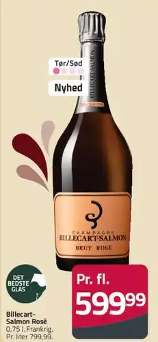 Fleggaard Billecart-Salmon Rosé tilbud
