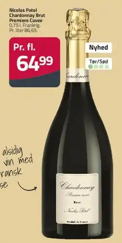 Fleggaard Nicolas Potel Chardonnay Brut Premiere Cuvée tilbud