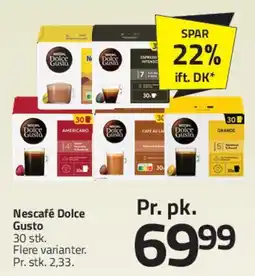 Fleggaard Nescafé Dolce Gusto tilbud