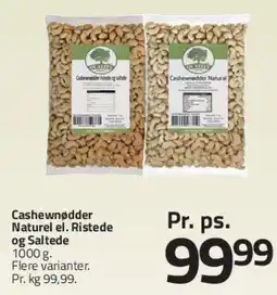 Fleggaard Cashewnødder tilbud