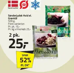 Fleggaard Sønderjydsk Hvid / Grønkål (Weisskohl) tilbud