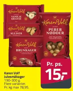 Fleggaard Karen Volf Jule småkager tilbud