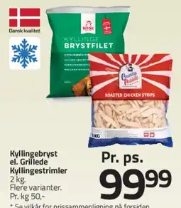 Fleggaard Kyllingebryst / Grillede Kyllingestrimler tilbud