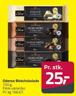 Fleggaard Odense Blokchokolade tilbud