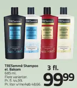Fleggaard TRESemmé Shampoo / Balsam tilbud